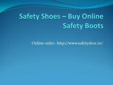 Safety Shoes-Online Leather Boots-Shoe Manufacturers India (1)