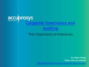 Corporate Legal Services - Accuprosys