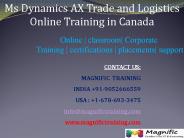 ms dynamics ax tl online training in usa