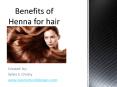 Benefits of henna for hair PowerPoint PPT Presentation