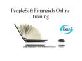 Peoplesoft financials  Online Training|BEST Peoplesoft financials  Online Training|Online Training Peoplesoft financials PowerPoint PPT Presentation