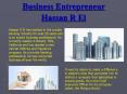 Business Entrepreneur_ Hassan R El PowerPoint PPT Presentation