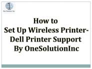 How to  Set Up Wireless Printer- Dell Printer Support