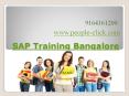 SAP Training Bangalore PowerPoint PPT Presentation