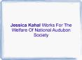 Jessica Kahal Works For The Welfare Of National Audubon Society PowerPoint PPT Presentation