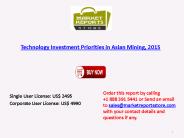 Asian Mining Industry - Factors Influence Technology Investment