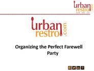 Farewell Party - Urbanrestro