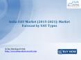 JSB Market Research: India UAV Market (2015-2021): Market Forecast by UAV Types PowerPoint PPT Presentation
