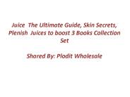 Juice Books Collection | Recipe Books Collection