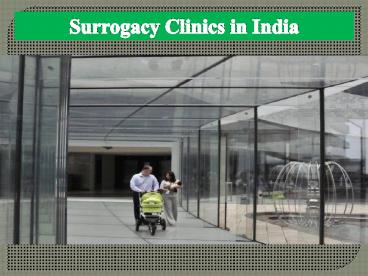 Surrogacy Clinics in India - Surrogacy Cost in India
