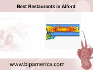 Best Restaurants in Alford