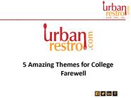 Farewell Themes - Urbanrestro