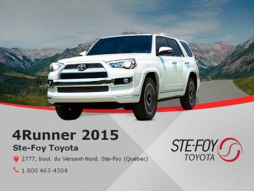Toyota 4Runner 2015 - Caractéristiques, prix, garantie