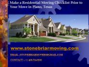 Moving Services Frisco TX