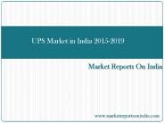 UPS Market in India 2015-2019