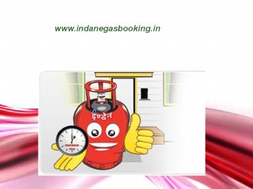 Indane gas Booking