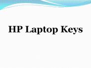 HP Laptop Keys