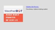 Weather Bot Review
