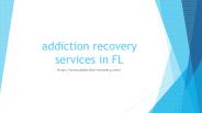 addiction recovery services,