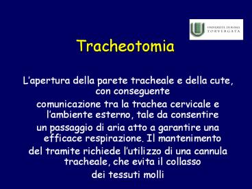 Tracheotomia