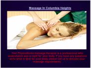 Massage In Columbia Heights