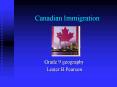 Canadian Immigration PowerPoint PPT Presentation