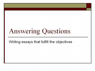 Answering%20Questions