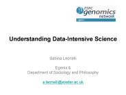 Understanding Data-Intensive Science