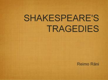 SHAKESPEARE'S%20TRAGEDIES