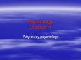 Psychology Chapter 1 PowerPoint PPT Presentation