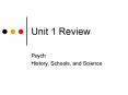 Unit 1 Review PowerPoint PPT Presentation