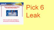Pick 6 Leak