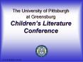 The University of Pittsburgh at Greensburg Children PowerPoint PPT Presentation