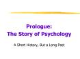 Prologue: PowerPoint PPT Presentation