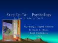 Step Up To: Psychology by John J. Schulte, Psy.D. PowerPoint PPT Presentation