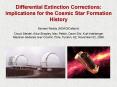 Differential Extinction Corrections: Implications for the Cosmic Star Formation History PowerPoint PPT Presentation