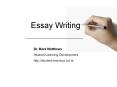 Essay Writing PowerPoint PPT Presentation