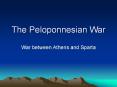 The Peloponnesian War PowerPoint PPT Presentation