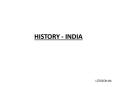 HISTORY - INDIA PowerPoint PPT Presentation