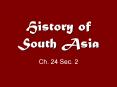 History of South Asia PowerPoint PPT Presentation