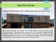 Space Place Storage Macedonia Ohio