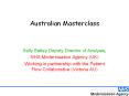 Australian Masterclass PowerPoint PPT Presentation
