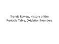 Trends%20Review,%20History%20of%20the%20Periodic%20Table,%20Oxidation%20Numbers PowerPoint PPT Presentation