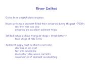 River Deltas