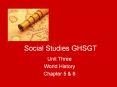 Social Studies GHSGT PowerPoint PPT Presentation