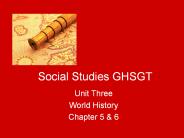 Social Studies GHSGT