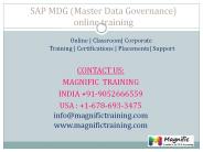 sap mdg online training in kolkata