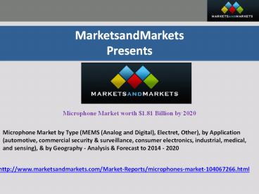Microphones Market by Product - 2020 | MarketsandMarkets (1)