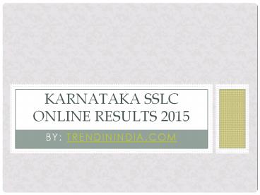 sslc results 2015