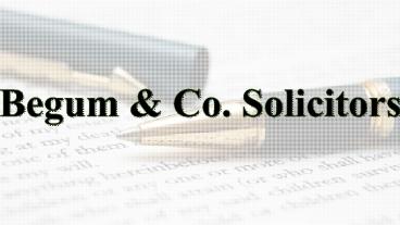 Find a Solicitor in London